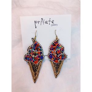 Ice Cream Cone Earrings